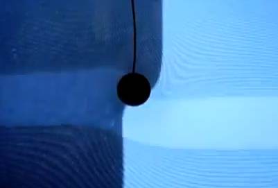 Below: Left, showing circular polarization against a CRT screen, on the right, detailed picture of the earths magnetic field showing clearly the dielectric plane at the equator.