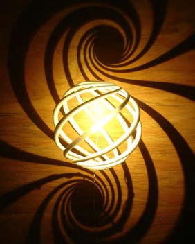 Below: 3D representation of Euler spiral field and force conjugation