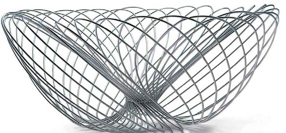 Below: Dielectricity, Ether inertia, is literally the line by which an extremely wide array of vortex and twisted hyperboloids can be created, both in magnetism, dielectric magnetism with its radial dielectric component,