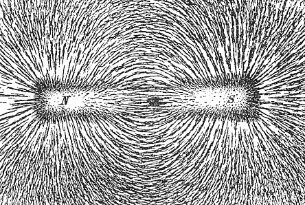 Below: Iron dust models of 2D false “magnetic fields” used by all colleges, textbooks, training tools. These types of field models are critically inaccurate to demonstrate the true model of a magnetic field.