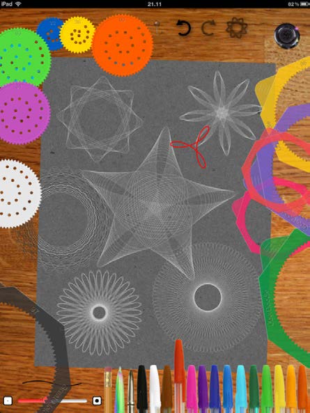 Little did the creators of the Spirograph or the software designers of Überdoodle realize that this geometric hyperboloid is the exact