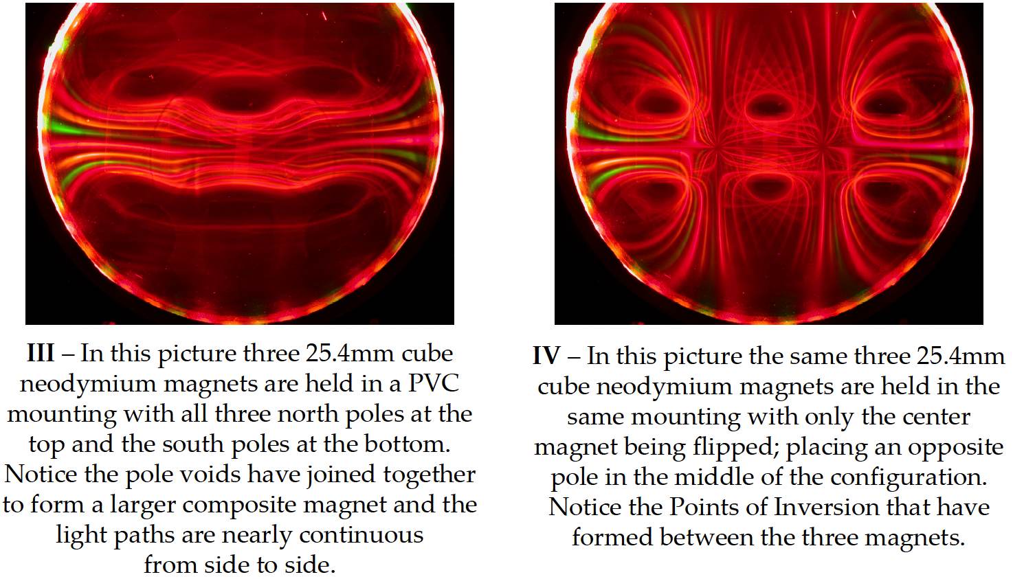 Below: [Photos courtesy of Michael Snyder of revolution-labs.com] Images created by the Timm Vanderelli ferrocell invention.