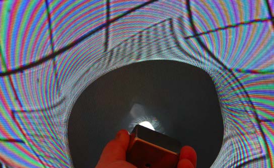 Below: As can be seen below, instead of using the vortex projected, I used the square grid in which you can see likewise CW and CCW dielectric vortex displacement as displayed inverse to the divergent magnetic field disp