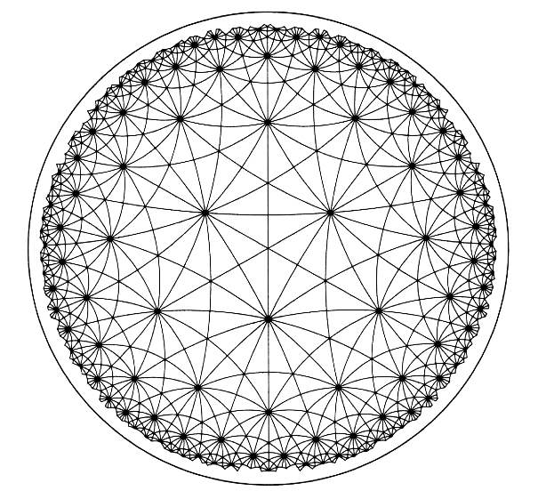 Below: When the divergent hyperboloid curvature matches the disk curvature, this is the maximum magnetic divergence, at which point convergence begins to occur. Respective to the image on left, the right side divergence 