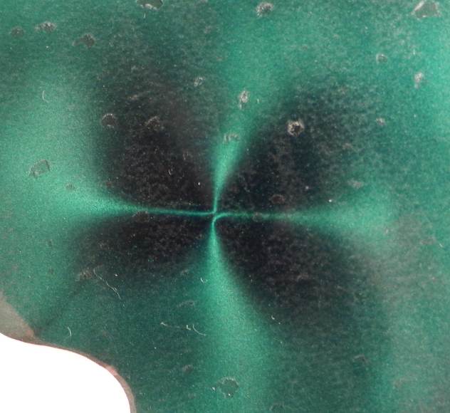 Below: Broken ring magnet, which naturally flip itself to the lowest pressure dielectric voidance (which would actually be a pair of double crescents on top of each other in, as it is broken, into smaller and smaller spa
